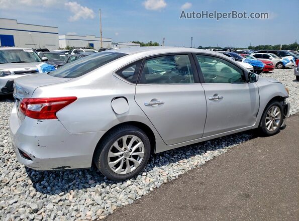 3N1AB7AP4HY347127 2017 NISSAN SENTRA Silver Tył prawy