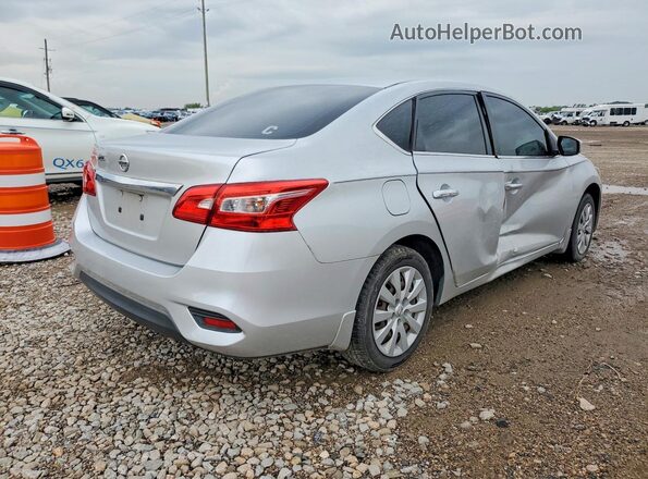 3N1AB7AP4HY364669 2017 NISSAN SENTRA Silver უკანა მარჯვენა