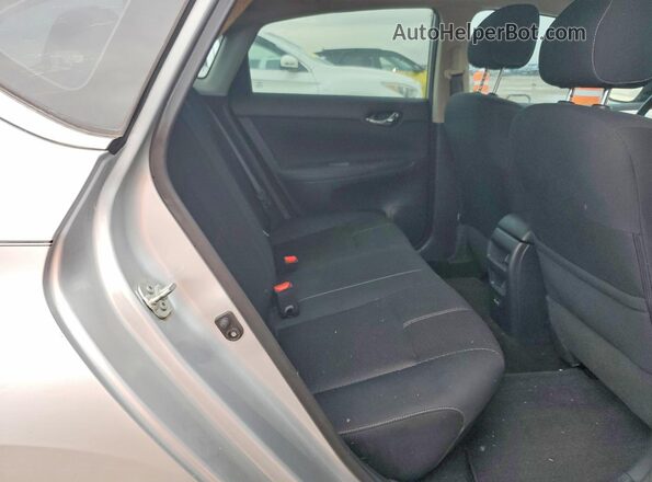 3N1AB7AP4HY364669 2017 NISSAN SENTRA Silver უკანა სავარძლების ხედი
