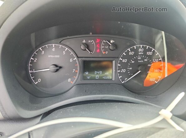 3N1AB7AP4HY364669 2017 NISSAN SENTRA Silver ხელსაწყოთა პანელის ხედი