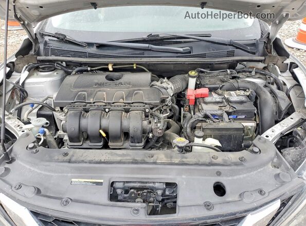 3N1AB7AP4HY364669 2017 NISSAN SENTRA Silver უკანა სალონის ხედი