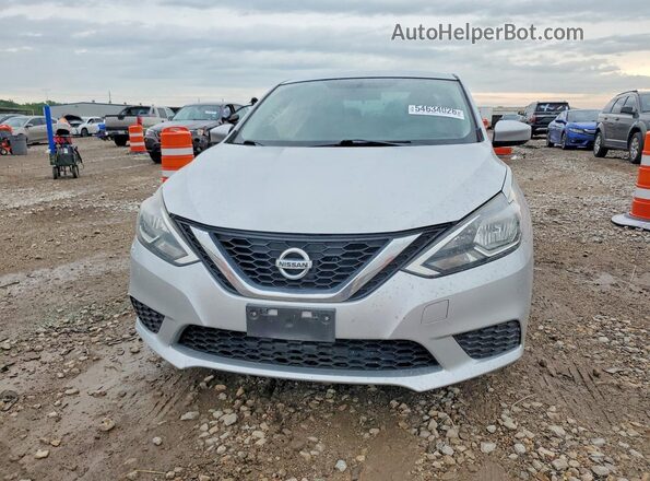 3N1AB7AP4HY364669 2017 NISSAN SENTRA Silver წინა ხედი