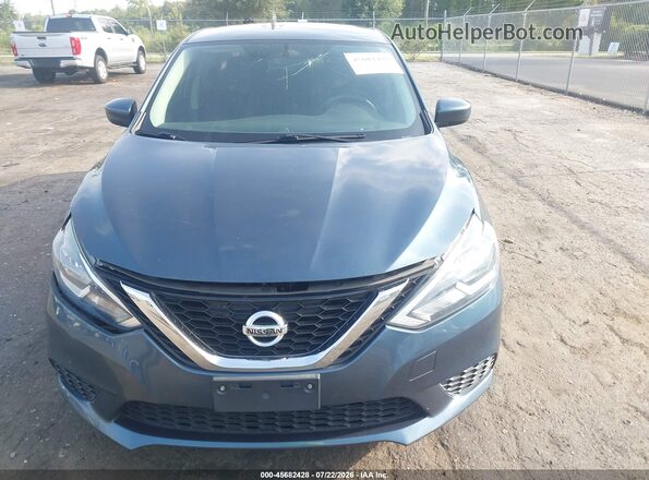 3N1AB7AP4HY371508 2017 NISSAN SENTRA Gray Widok zestawu wskaźników