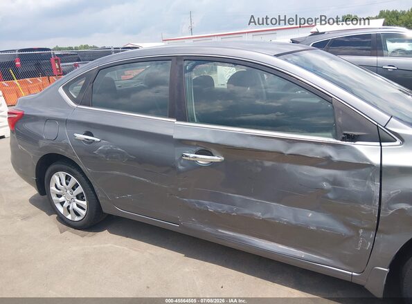 3N1AB7AP4HY405639 2017 NISSAN SENTRA Gray წინა ხედი