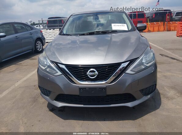 3N1AB7AP4HY405639 2017 NISSAN SENTRA Gray ხელსაწყოთა პანელის ხედი