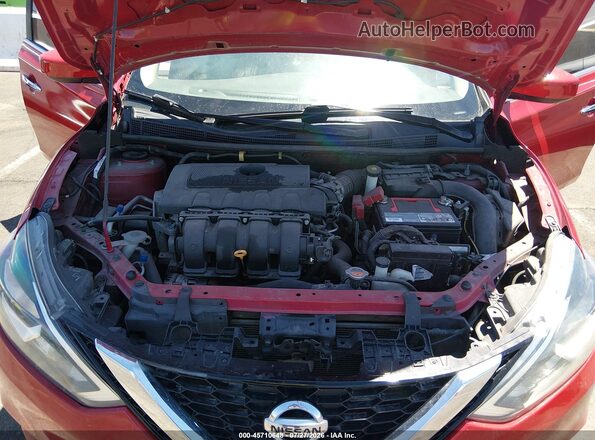 3N1AB7AP4JL617623 2018 NISSAN SENTRA Red უკანა ხედი