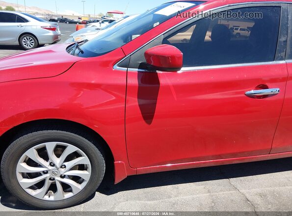 3N1AB7AP4JL617623 2018 NISSAN SENTRA Red წინა ხედი