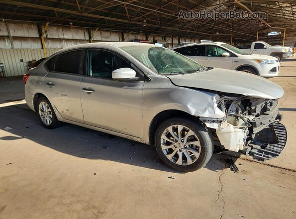 3N1AB7AP4JL627634 2018 NISSAN SENTRA Silver Delantero derecho