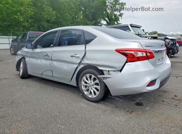 3N1AB7AP4JL663095 2018 NISSAN SENTRA Silver Tył lewy