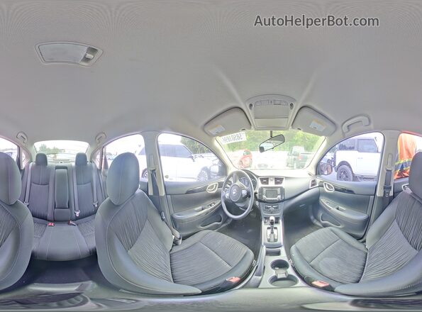 3N1AB7AP4JL663095 2018 NISSAN SENTRA Silver Widok naklejki z numerem VIN