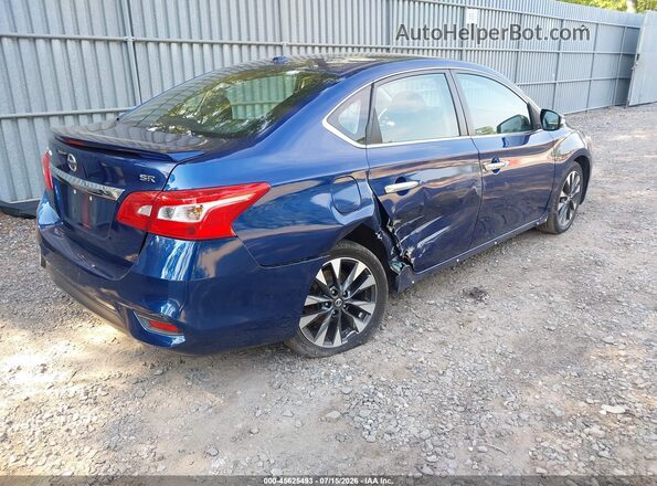 3N1AB7AP4JY206757 2018 NISSAN SENTRA Dark Blue Tył prawy