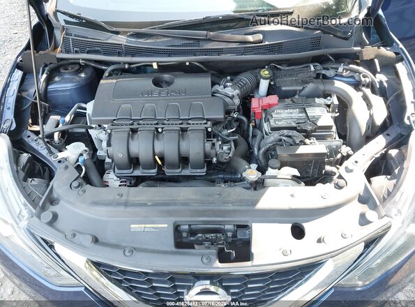 3N1AB7AP4JY206757 2018 NISSAN SENTRA Dark Blue Widok z tyłu