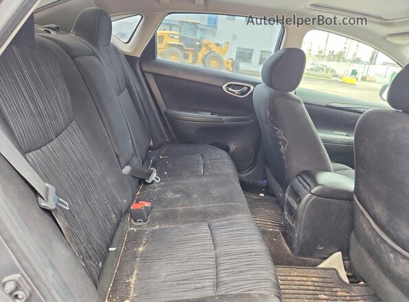 3N1AB7AP4JY209884 2018 NISSAN SENTRA Gray Widok tylnych siedzeń