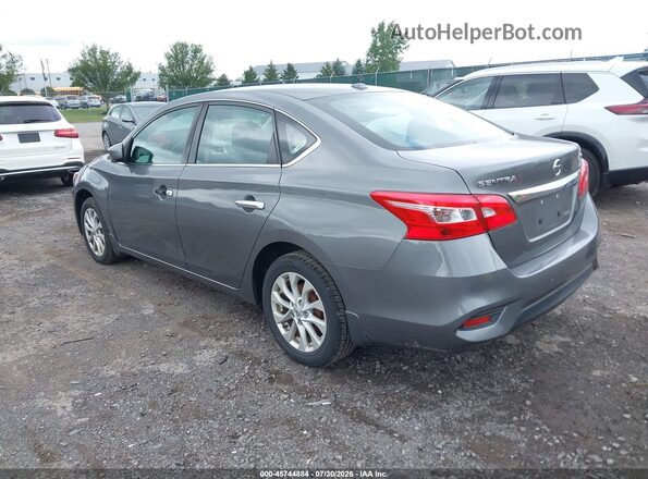 3N1AB7AP4JY213336 2018 NISSAN SENTRA Gray Задня ліва чверть