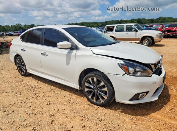 3N1AB7AP4JY213563 2018 NISSAN SENTRA White Delantero derecho