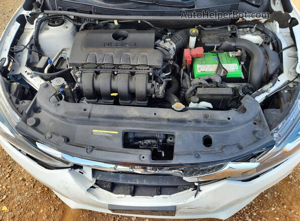 3N1AB7AP4JY213563 2018 NISSAN SENTRA White Vista interior trasera
