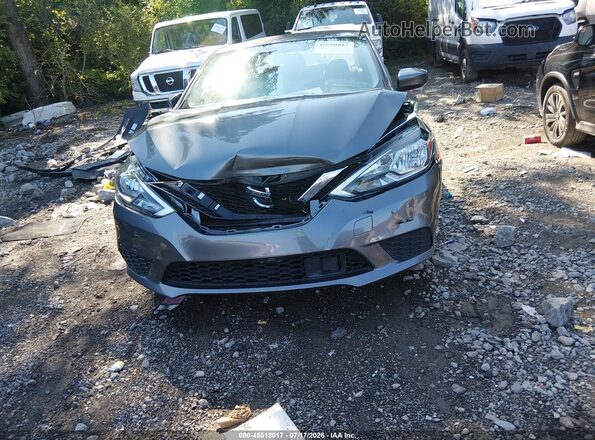 3N1AB7AP4JY226930 2018 NISSAN SENTRA Silver Вид щитка приладів