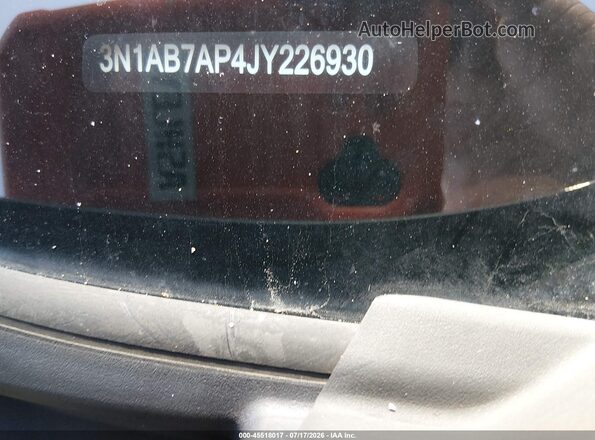 3N1AB7AP4JY226930 2018 NISSAN SENTRA Silver Вид підкапотного простору