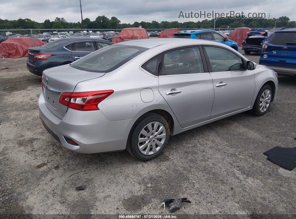3N1AB7AP4JY227446 2018 NISSAN SENTRA Серебряный Задняя правая четверть