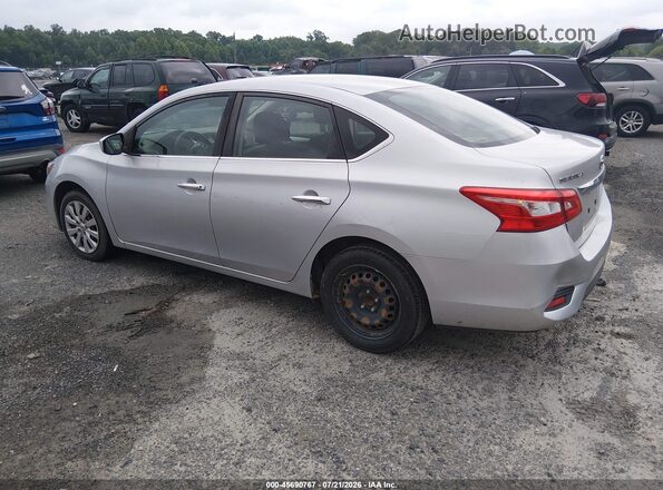 3N1AB7AP4JY227446 2018 NISSAN SENTRA Серебряный Задняя левая четверть