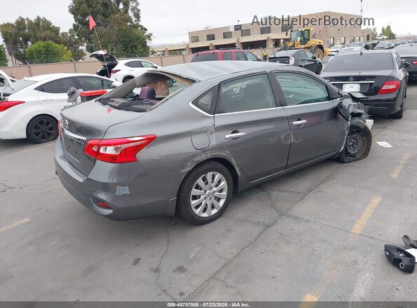 3N1AB7AP4JY227706 2018 NISSAN SENTRA Gray Tył prawy