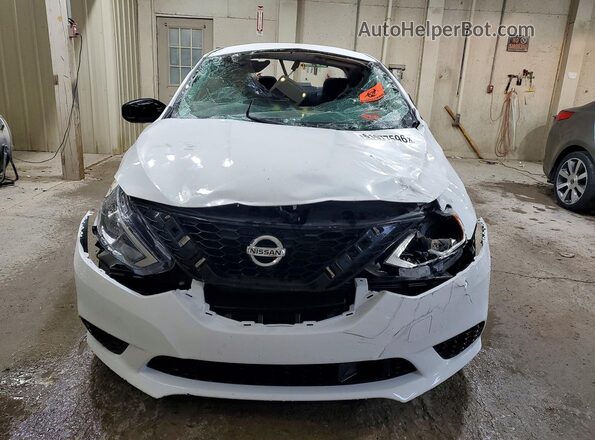 3N1AB7AP4JY230802 2018 NISSAN SENTRA Белый Вид спереди