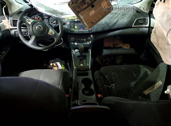 3N1AB7AP4JY230802 2018 NISSAN SENTRA Белый Вид панели приборов
