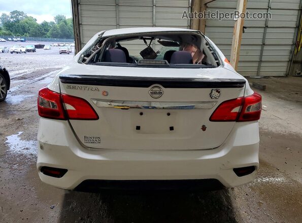 3N1AB7AP4JY230802 2018 NISSAN SENTRA Белый Вид сзади