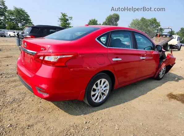 3N1AB7AP4JY262472 2018 NISSAN SENTRA Red Tył prawy