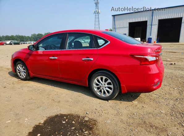 3N1AB7AP4JY262472 2018 NISSAN SENTRA Red Tył lewy