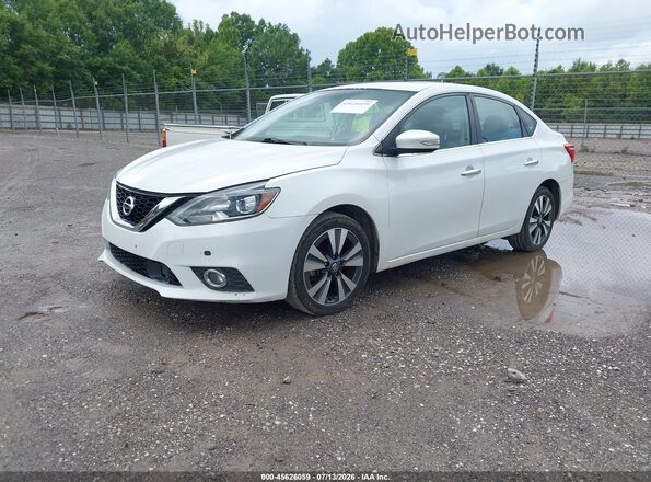 3N1AB7AP4JY283595 2018 NISSAN SENTRA Белый Передняя левая четверть