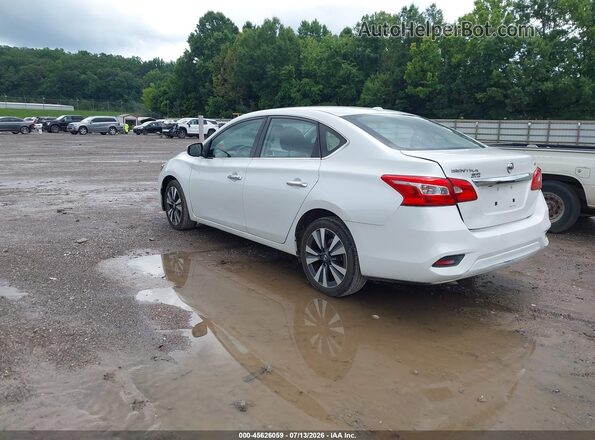 3N1AB7AP4JY283595 2018 NISSAN SENTRA Белый Задняя левая четверть