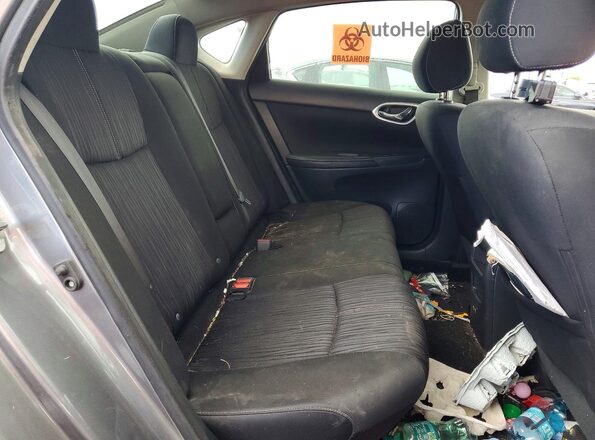 3N1AB7AP4JY290305 2018 NISSAN SENTRA Серый Вид задних сидений