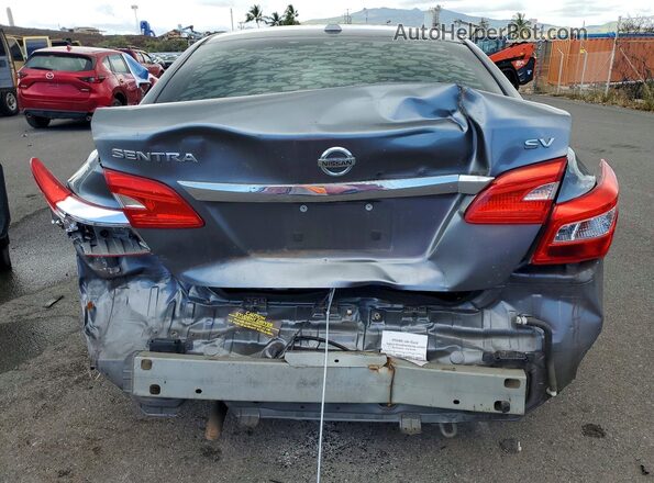 3N1AB7AP4JY290305 2018 NISSAN SENTRA Серый Вид сзади
