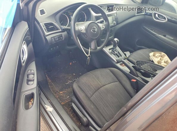 3N1AB7AP4JY290305 2018 NISSAN SENTRA Серый Вид панели приборов