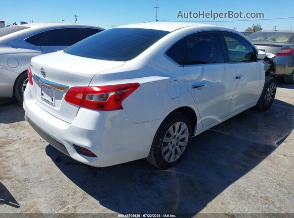 3N1AB7AP4JY299974 2018 NISSAN SENTRA Белый Задняя правая четверть
