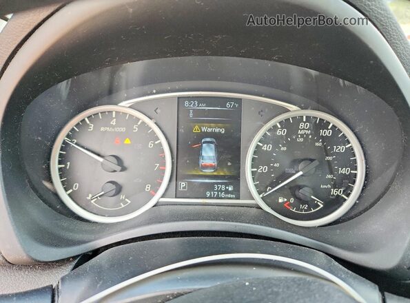 3N1AB7AP4JY312027 2018 NISSAN SENTRA Gray Vista del cuadro de instrumentos