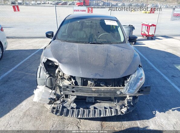 3N1AB7AP4JY312562 2018 NISSAN SENTRA Gray Widok wnętrza z tyłu