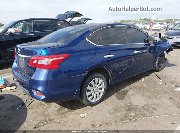 3N1AB7AP4JY333850 2018 NISSAN SENTRA Blue Tył prawy