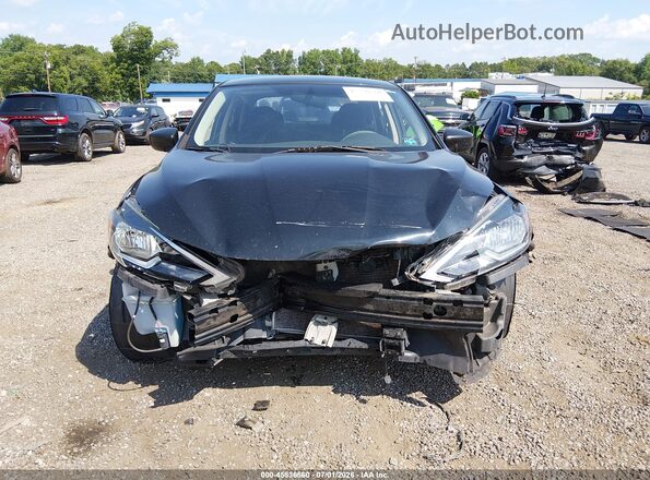 3N1AB7AP4KL603593 2019 NISSAN SENTRA Black Вид задньої частини салону