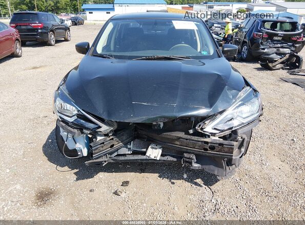 3N1AB7AP4KL603593 2019 NISSAN SENTRA Black Вид спереду