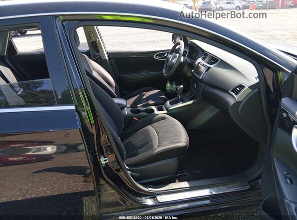 3N1AB7AP4KL603593 2019 NISSAN SENTRA Black Вид салону спереду