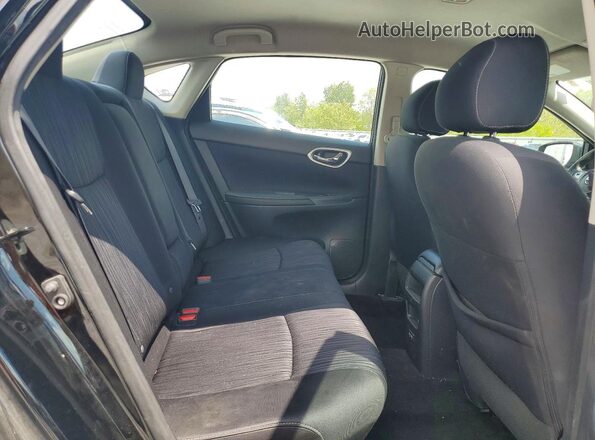 3N1AB7AP4KL603772 2019 NISSAN SENTRA Black Vista de los asientos traseros