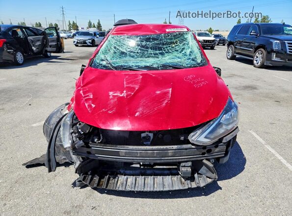 3N1AB7AP4KL604047 2019 NISSAN SENTRA Red Vista frontal