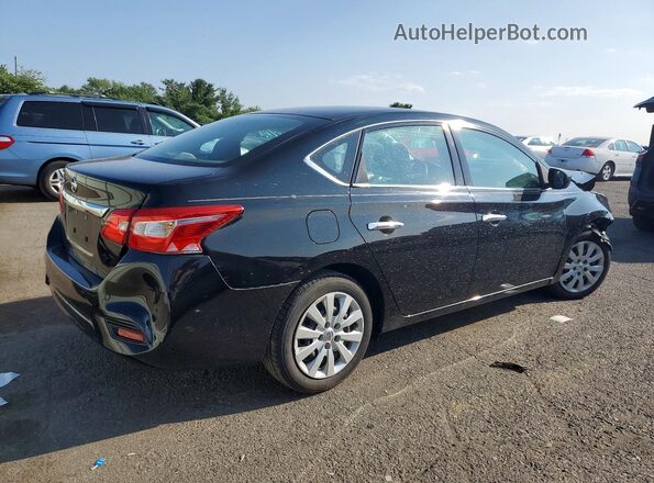 3N1AB7AP4KY202080 2019 NISSAN SENTRA Черный Задняя правая четверть