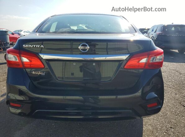 3N1AB7AP4KY202080 2019 NISSAN SENTRA Черный Вид сзади