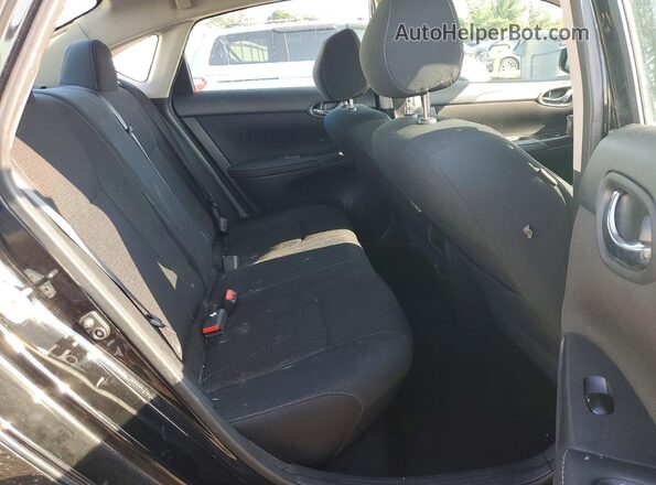 3N1AB7AP4KY202080 2019 NISSAN SENTRA Черный Вид задних сидений