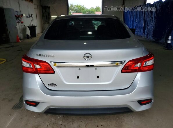 3N1AB7AP4KY205870 2019 NISSAN SENTRA Серебряный Вид сзади