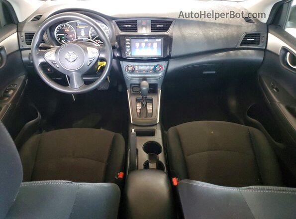 3N1AB7AP4KY205870 2019 NISSAN SENTRA Серебряный Вид панели приборов