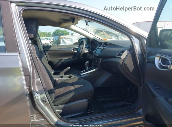 3N1AB7AP4KY208235 2019 NISSAN SENTRA Серый Вид салона спереди